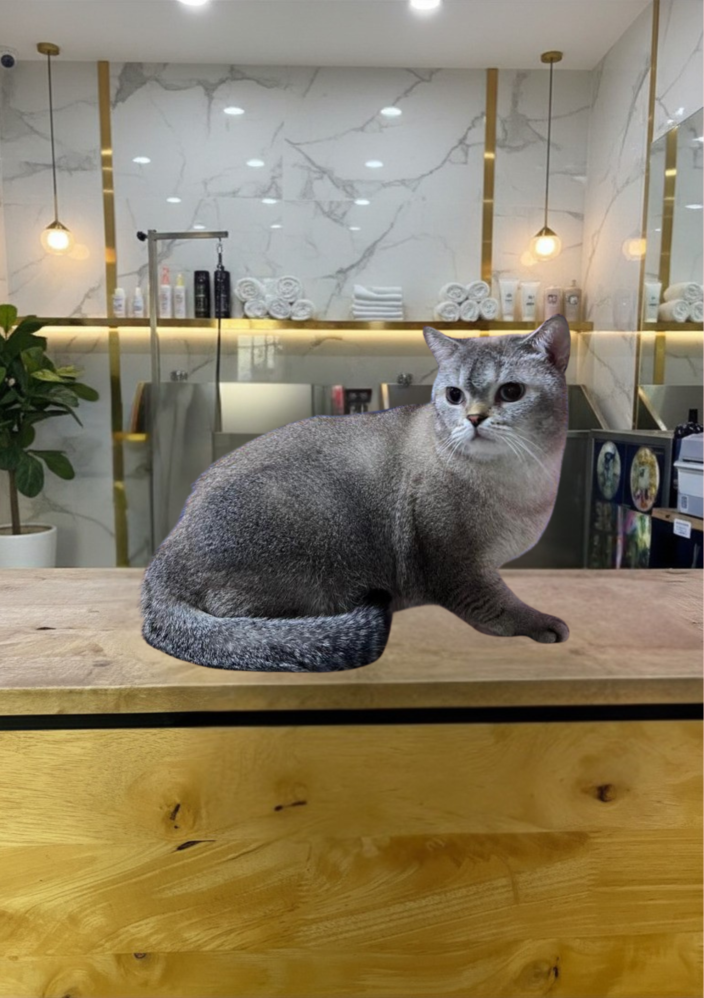 Cat Dry Grooming