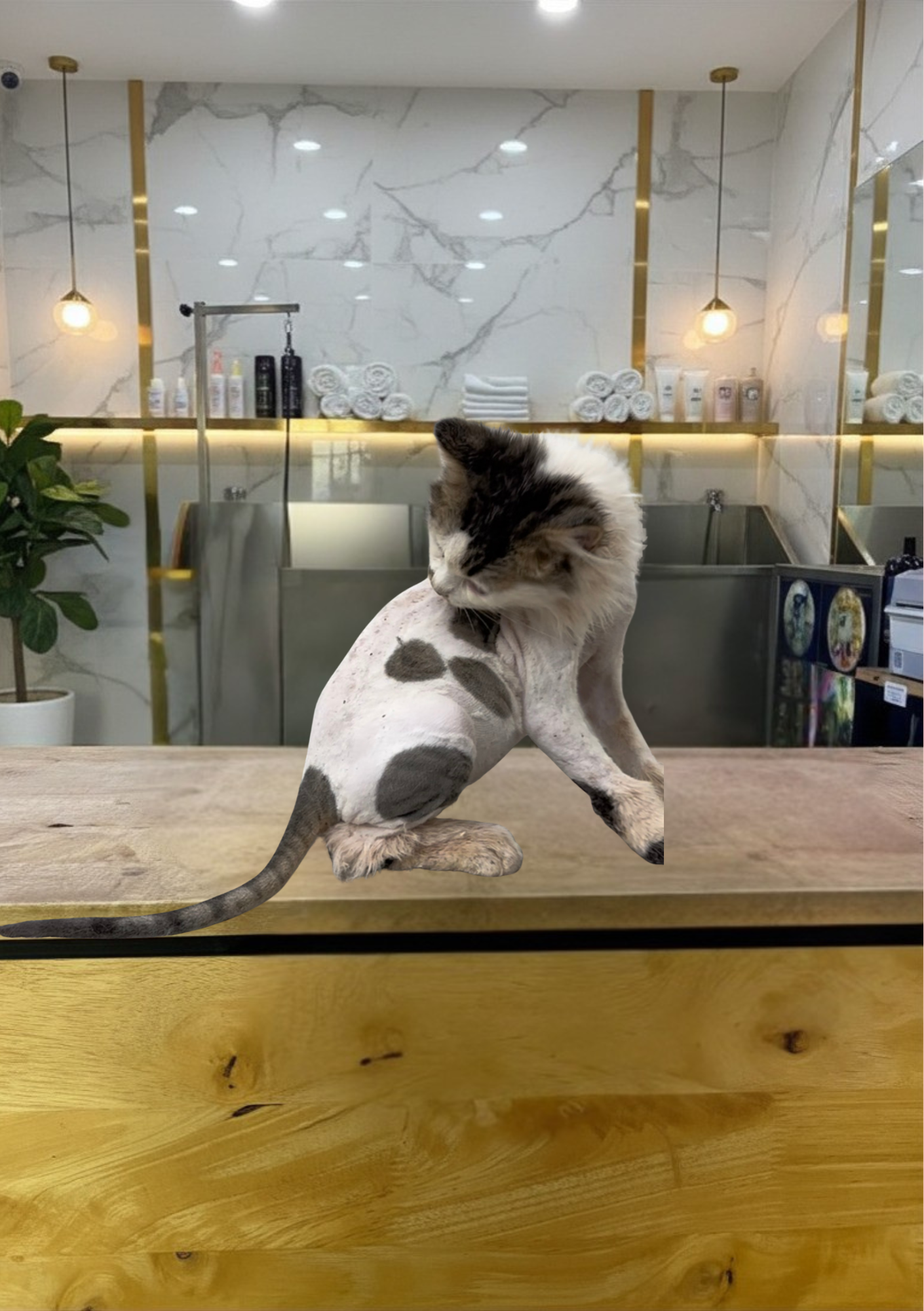 Kitten Lion Cut Skin Recovery Treatment